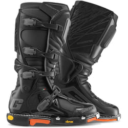 Gaerne Fastback Supermoto Bottes de moto, noir-orange, taille 44 pour Hommes