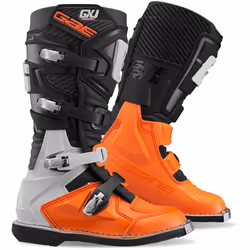Gaerne GX-J Bottes Motocross pour enfants, noir-orange, taille 39 pour Des gamins