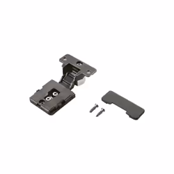 Charnière invisible Conecta CQA3JE à encastrer dans la porte et dans le côté. Recouvrement de la porte sur le côté de 10 mm a ...