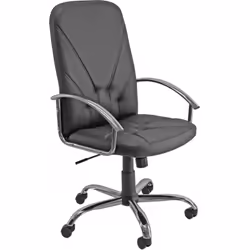 UNISIT Dante PC, Siège rembourré, Dossier rembourré, Noir, Noir, Simili-cuir, Simili-cuir