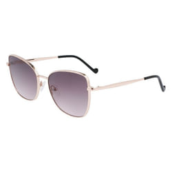 Lunettes de Soleil Liu Jo LJ141S 55/17/140 ROSE GOLD/GREY VIOLET SHADED métal femme LJ141S