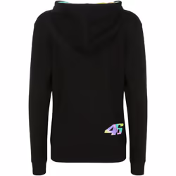 VR46 The Doctor Sweat à capuche pour dames, noir-multicolore, taille S pour Femmes