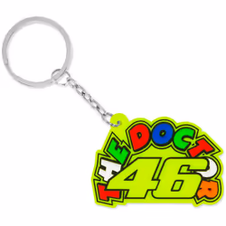 VR46 Classic 46 The Doctor Porte-clés, jaune pour Hommes
