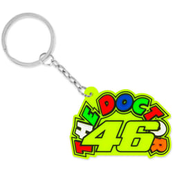 VR46 Classic 46 The Doctor Porte-clés, jaune pour Hommes