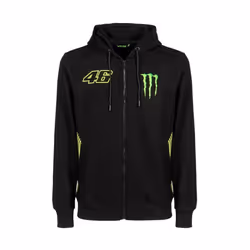 Sweat-Shirt Monster Energy VR46 Moto GP Officiel Homme Noir