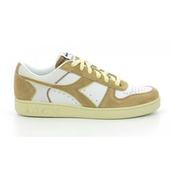 Baskets basses - DIADORA - Magic Bas Low S - Cuir - Lacets - Blanc