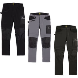 Utility Pant Carbon Pantalon de travail - xxl - Black - Diadora