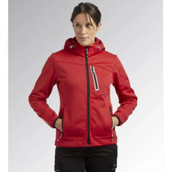Veste de travail femme rouge softshell athena Diadora Utility 702.179462 m