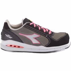 Découvrez les chaussures de sécurité basses gris rose DIADORA UTILITY RUN NET AIRBOX LOW S3 SRC, conçues pour allier confort  ...