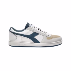 Baskets Homme - DIADORA - Magic Basket Low Neat - Blanc gris - Textile - Lacets