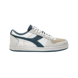 Baskets Homme - DIADORA - Magic Basket Low Neat - Blanc gris - Textile - Lacets