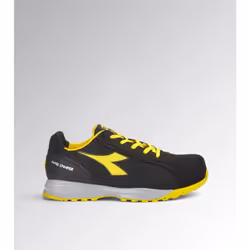 Découvrez la Chaussure de travail Diadora GLOVE MDS TEXT LOW S1PS FO HRO SR Noir, idéale pour allier sécurité et confort. Con ...