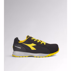 Découvrez la Chaussure de travail Diadora GLOVE MDS TEXT LOW S1PS FO HRO SR Noir, idéale pour allier sécurité et confort. Con ...