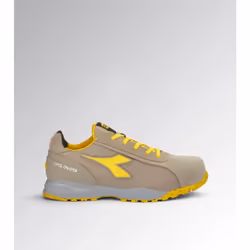 Découvrez la chaussure de travail Diadora GLOVE MDS TEXT LOW S1PS FO HRO SR en couleur Roche Lunaire, conçue pour allier conf ...