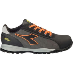 Chaussures de sécurité basses noir-orange Diadora utility glove net low pro S1PL fo sr hro esd - 181122C8321 43
