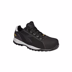 Découvrez les chaussures de sécurité basses noires DIADORA UTILITY GLOVE NET LOW PRO S1PL FO SR HRO ESD, conçues pour garanti ...