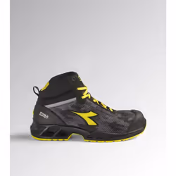 Chaussures de sécurité hautes SHARK STABLE IMPACT S3S FO SR SC ESD - Noir/Gris/Jaune 44