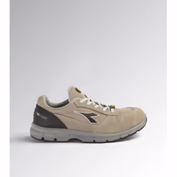 Découvrez la chaussure de sécurité basse Diadora Low Run II Textile S3S FO SR ESD Sable, un choix idéal pour allier confort e ...