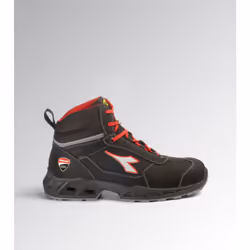 Chaussures de sécurité hautes DUCATI SHARK ENGINE S3S FO SR SC ESD - Noir/Rouge 43