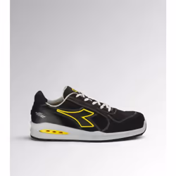 Description Chaussure de sécurité basse S3S hydrofuge en cuir de vachette velours. Support de talon ergonomique en TPU. Embou ...