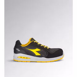 Description Chaussure de sécurité basse S1PS en cuir de vachette suédé et tissu polyester. Support de talon ergonomique en TP ...