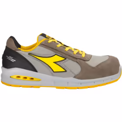 Description Chaussure de sécurité basse S1PS en cuir de vachette suédé et tissu polyester. Support de talon ergonomique en TP ...