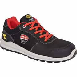 Chaussures de sécurité basses DUCATI SPEEDY RACE S1PS FO SR SC MET FREE - Noir/Rouge 40