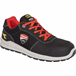 Chaussures de sécurité basses DUCATI SPEEDY RACE S1PS FO SR SC MET FREE - Noir/Rouge 43