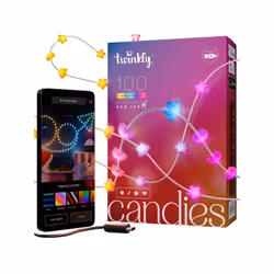 Description du produit : Les Twinkly Candies sont des lumières décoratives intelligentes qui enchantent tous les espaces de v ...