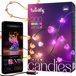 Guirlande Coeur - TWINKLY - CANDIES - 12m - 200 LEDS RGB - Intérieur - Télécommande