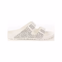 Claquette Emporio Armani Unlimited logo Homme Blanc
