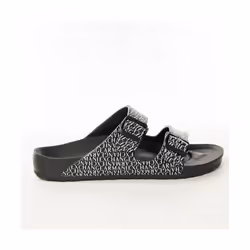 Claquette Emporio Armani Unlimited logo Homme Noir