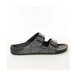 Claquette Emporio Armani Unlimited logo Homme Noir