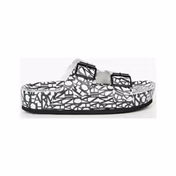 Claquette Armani Exchange BW classic Femme Blanc