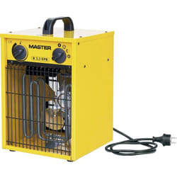 Master - Radiateur de chantier soufflant Klimatechnik B-3IT 230 v 1650 w, 3300 w - jaune, noir