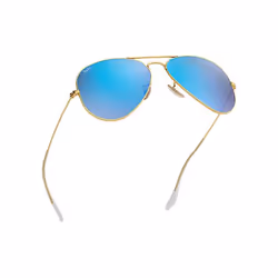 Ray-Ban Aviator Flash Lenses Bleu Flash + Or - Vue supplémentaire 4