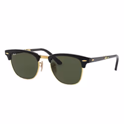 Ray-Ban CLUBMASTER PLEGABLE, Adulte, Clubmaster, Cerclé, Noir, Noir, Acétate