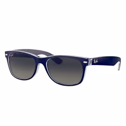 Ray-Ban NEW WAYFARER COLOR MIX, Adulte, Unisexe, Carré, Transparent, Bleu, Verres non polarisés, Nylon