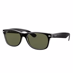Ray-Ban NEW WAYFARER COLOR MIX, Adulte, Unisexe, Carré, Transparent, Noir, Verres non polarisés, Nylon