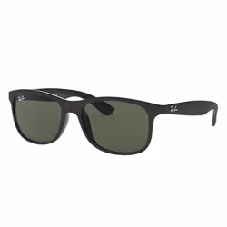 Ray-Ban Andy Vert Classique + Noir, Adulte, Unisexe, Carré, Carré, Cerclé, Noir