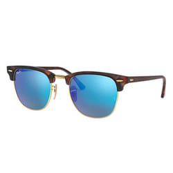 Ray-Ban Clubmaster Flash Lenses Bleu Flash + Havane