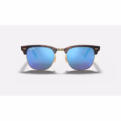 Ray-Ban Clubmaster Flash Lenses Bleu Flash + Havane