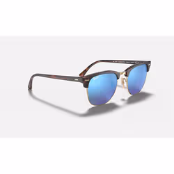 Ray-Ban Clubmaster Flash Lenses Bleu Flash + Havane