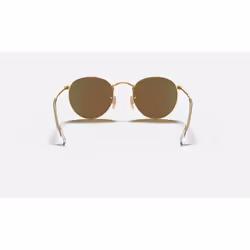 Ray-Ban Round Flash Lenses Verres polarisés Verres polarisés Bleu Flash + Or - Vue supplémentaire 5