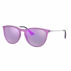 Ray-Ban IZZY, Enfant, Butterfly, Cerclé, Violet, Noir, Argent, Nylon