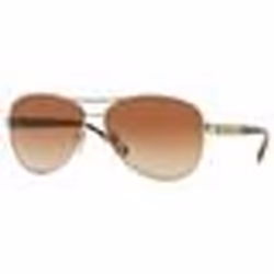 Lunettes de soleil - Burberry - BE3080 - Or - Beige - Marron dégradé