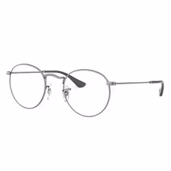 Ray-Ban ROUND METAL OPTICS, Adulte, Unisexe, Rond, Verres non polarisés, Métal