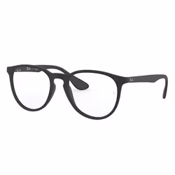 Ray-Ban ERIKA OPTICS, Adulte, Unisexe, Aviateur, Noir, Verres non polarisés, Nylon