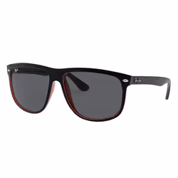 Ray-Ban RB4147, Adulte, Unisexe, Carré, Rouge, Noir, Verres non polarisés, Nylon
