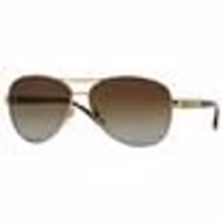 Lunettes de soleil - Burberry - BE3080 - Or - Beige - Marron dégradé polarisé